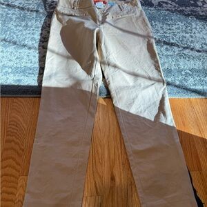 Charlies Women's Beige Straight Leg Jeans